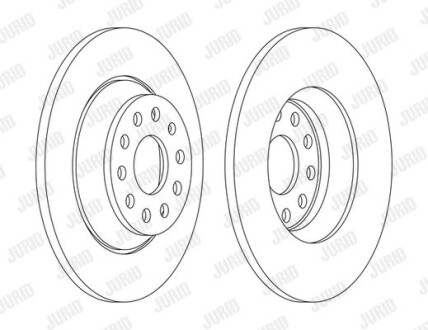 Тормозной диск Jurid 563168JC