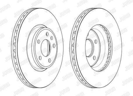 Тормозной диск Jurid 563174JC-1