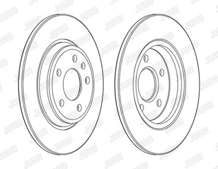 Тормозной диск Jurid 563177JC