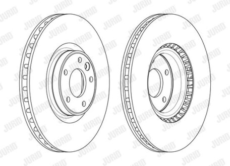 Тормозной диск Jurid 563179JC-1