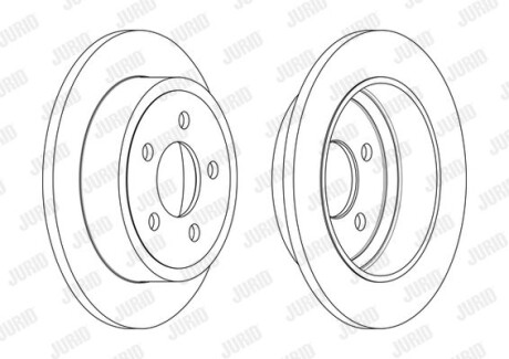 Тормозной диск Jurid 563189JC