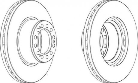 Диск гальмівний Jurid 569001J