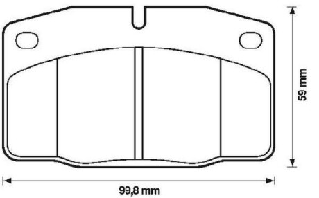 Тормозные колодки дисковые, комплект Jurid 571276J-AS