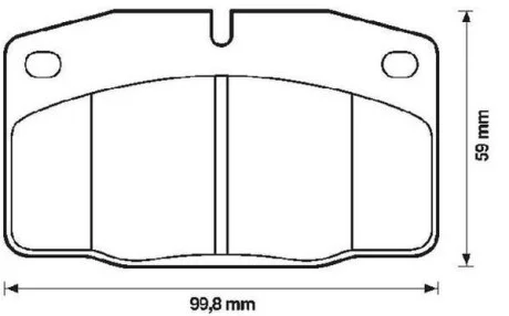 Тормозные колодки дисковые, комплект Jurid 571276J-AS