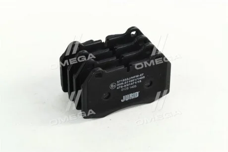 Тормозные колодки дисковые, комплект Jurid 571852J