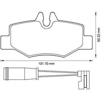 Фото 1 - тормозные колодки дисковые, комплект Jurid 573222J Тормозные колодки дисковые, комплект Jurid 573222J (фото 1)