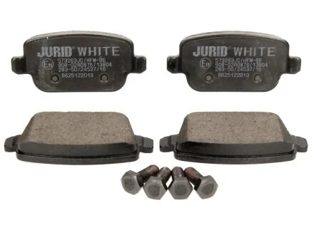 Тормозные колодки дисковые, комплект Jurid 573263JC