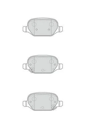 Тормозные колодки дисковые, комплект Jurid 573427J (фото 1)