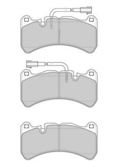 Тормозные колодки дисковые, комплект Jurid 573663J
