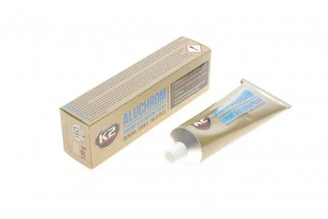 Паста для полировки хромированных изделий / PERFECT ALUCHROM 120 грамм K2 K0031