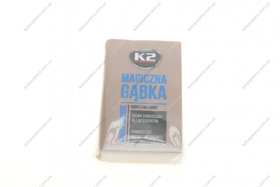 Губка меламиновая для мойки К2 Magic Sponge белая K2 K290 (фото 1)