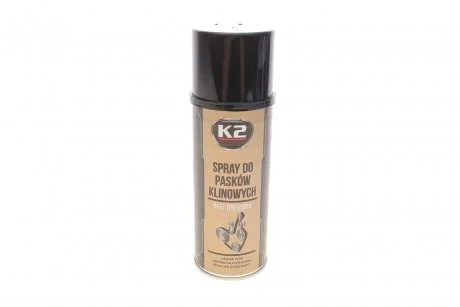 Смазка для ремней (аэрозоль) SPRAY DO PASKÓW KLIN 400ML K2 W126