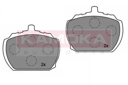 Тормозные колодки дисковые, комплект KAMOKA 1011666