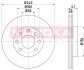 Тормозной диск передний вентилируемый KAMOKA 1032260 (фото 1)