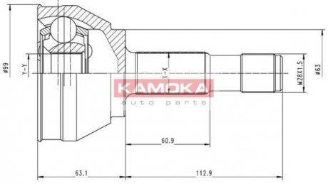 Шрус зовнішній KAMOKA 6152