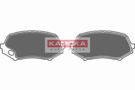 Тормозные колодки дисковые, комплект KAMOKA JQ101123