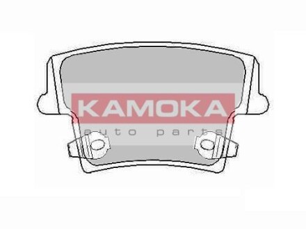 Тормозные колодки дисковые задние, комплект KAMOKA JQ101132