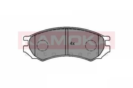 Тормозные колодки дисковые, комплект KAMOKA JQ1011334