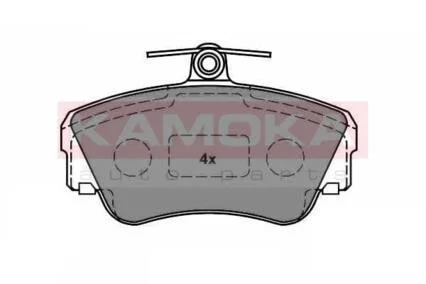 Тормозные колодки дисковые, комплект KAMOKA JQ1011342