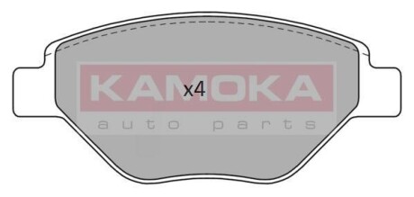 Тормозные колодки дисковые передние, комплект KAMOKA JQ101153