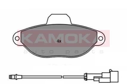 Тормозные колодки дисковые передние, комплект KAMOKA JQ1011850