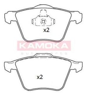 Тормозные колодки дисковые передние, комплект KAMOKA JQ101217