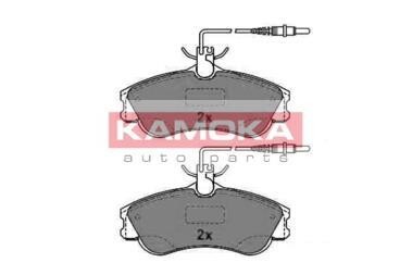 Тормозные колодки дисковые передние, комплект KAMOKA JQ1012224