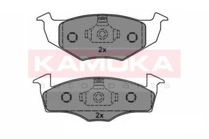 Тормозные колодки дисковые передние, комплект KAMOKA JQ1012576