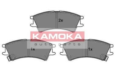 Тормозные колодки дисковые передние, комплект KAMOKA JQ1012652