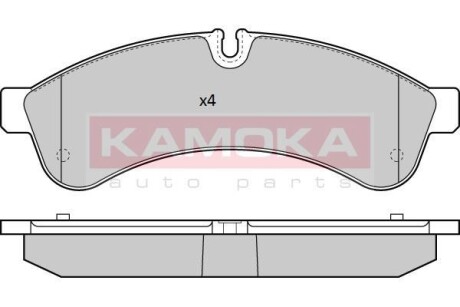 Тормозные колодки дисковые задние, комплект KAMOKA JQ101276