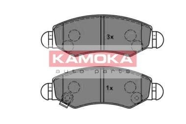 Тормозные колодки дисковые передние, комплект KAMOKA JQ1012846
