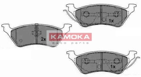 Тормозные колодки дисковые задние, комплект KAMOKA JQ1012950