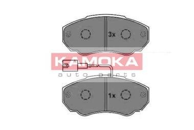 Тормозные колодки дисковые передние, комплект KAMOKA JQ1012956