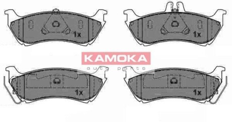 Тормозные колодки дисковые задние, комплект KAMOKA JQ1013216