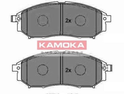 Тормозные колодки дисковые передние, комплект KAMOKA JQ1013994