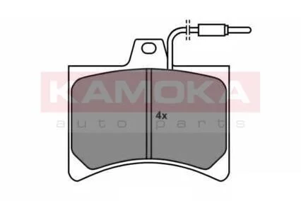 Тормозные колодки дисковые, комплект KAMOKA JQ101506