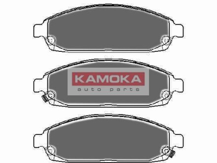 Тормозные колодки дисковые передние, комплект KAMOKA JQ1018004