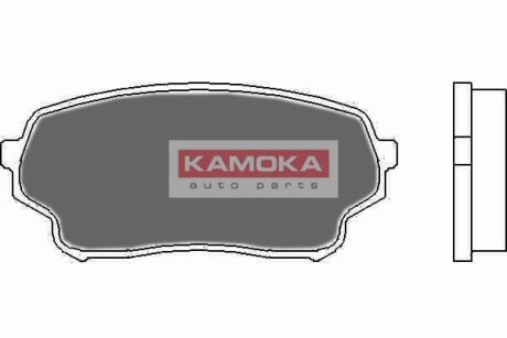 Тормозные колодки дисковые передние, комплект KAMOKA JQ1018154