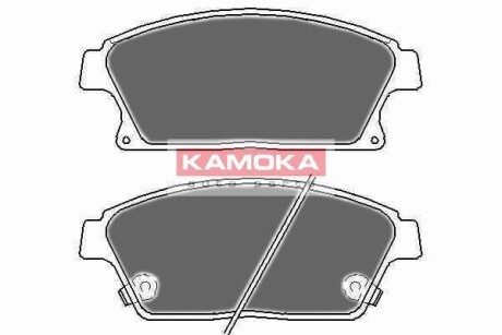 Тормозные колодки дисковые передние, комплект KAMOKA JQ1018528