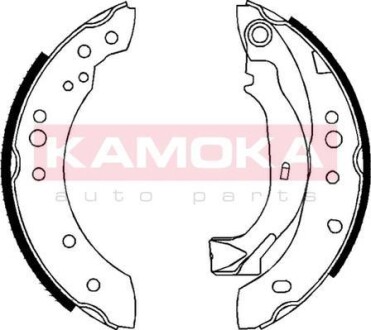 Колодки тормозные барабанные, комплект KAMOKA JQ202046