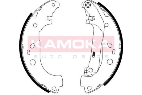 Колодки тормозные барабанные, комплект KAMOKA JQ202049