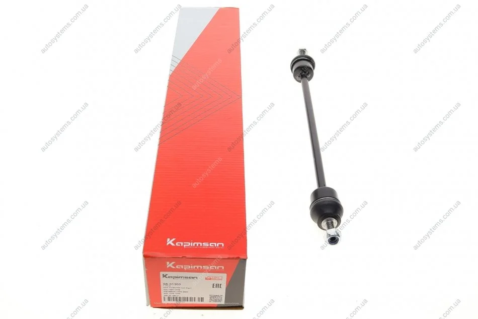 Тяга стабілізатора (переднього) Peugeot 605/Citroen XM 94-00 (L=398mm) KAPIMSAN 04-01303 (фото 1)