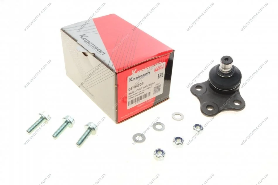 Опора кульова (передня/знизу) Ford Fiesta V 01-08/Fusion 02-12/Mazda 2 03-07 KAPIMSAN 08-04703 (фото 1)