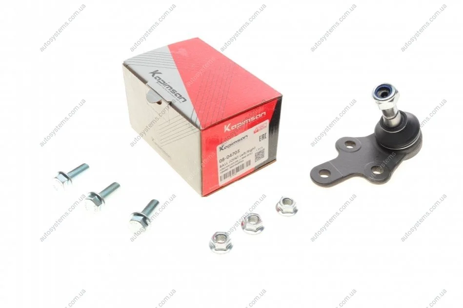 Опора кульова (передня/знизу) Ford Focus II 04-12/C-Max 07-10/Volvo C30/C70/S40/V50 04-13 KAPIMSAN 08-04705 (фото 1)