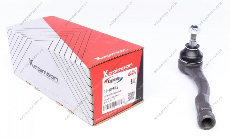 Наконечник тяги рульової (L) Citroen Berlingo 1.6/1.6HDI 08- KAPIMSAN 19-09812 (фото 1)