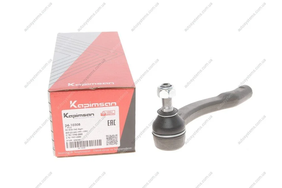 Наконечник тяги рульової (R) Volvo C70/S70/V70 90-05 KAPIMSAN 24-10308 (фото 1)