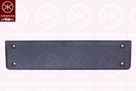 Кронштейн номерного знаку передній KLOKKERHOLM 9547920