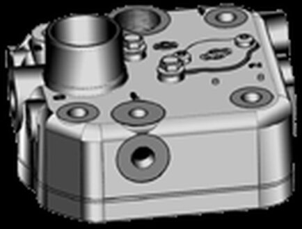 Головка цилиндра воздушного компрессора Knorr-Bremse ZB4289
