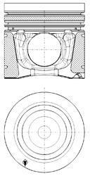 Поршень KOLBENSCHMIDT 40270600