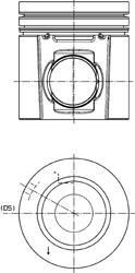 Поршень KOLBENSCHMIDT 40496600